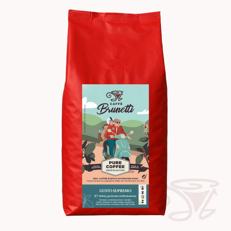 caffè brunetti espresso gusto supremo 1kg ganze bohnen