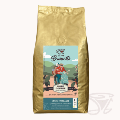 caffè brunetti delizioso gusto familiare 1kg kaffeebohnen
