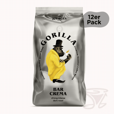 gorilla espresso bar crema 12kg ganze bohnen für ihr büro & geschäft