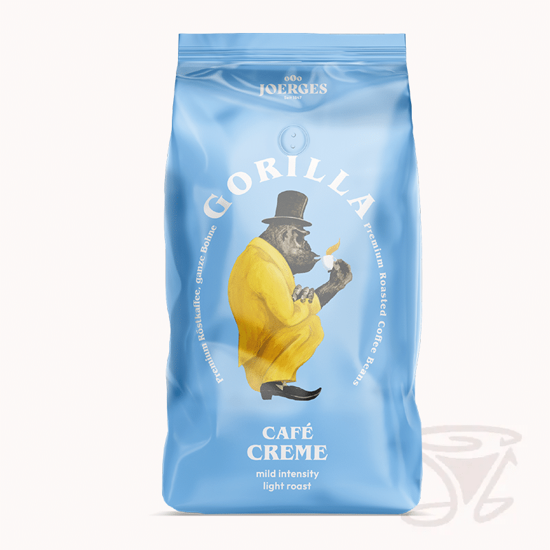 gorilla café creme kaffee 1kg ganze bohnen für vollautomaten