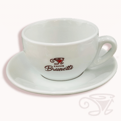 caffé brunetti dickwandige kaffeetasse milchkaffee 260 ml nuova point palermo