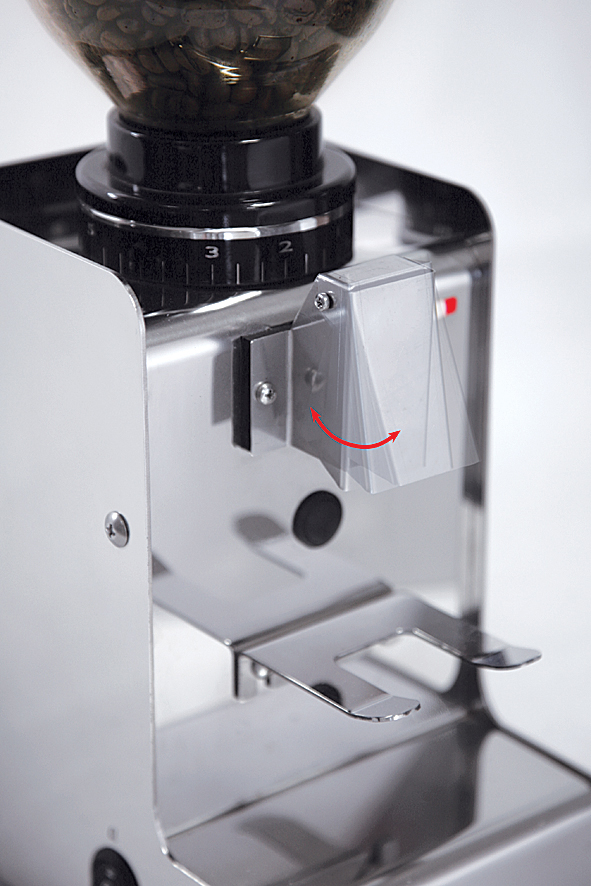 quickmill evo.060 elektrische kaffeemühle edelstahl mit dopplerfunktion