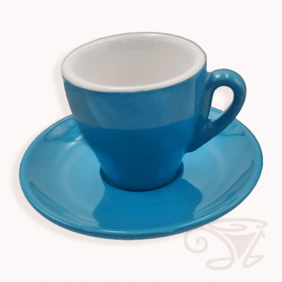 nuova point milano 65ml farbige espresso tasse blau dickwandig