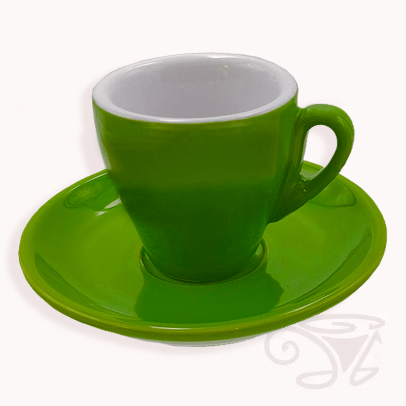 nuova point milano 65ml farbige espresso tasse grÜn dickwandig