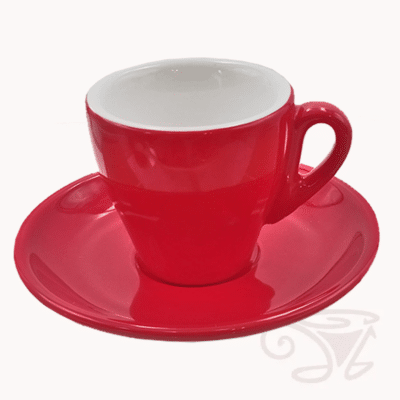 nuova point milano 65ml farbige espresso tasse rot dickwandig