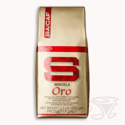 saicaf espresso miscela oro kaffee aus bari 1kg bohnen mhd 10/24