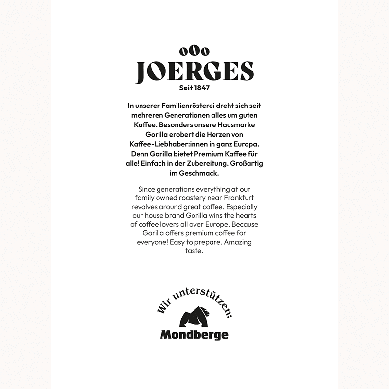 gorilla kaffee joerges mondberge story