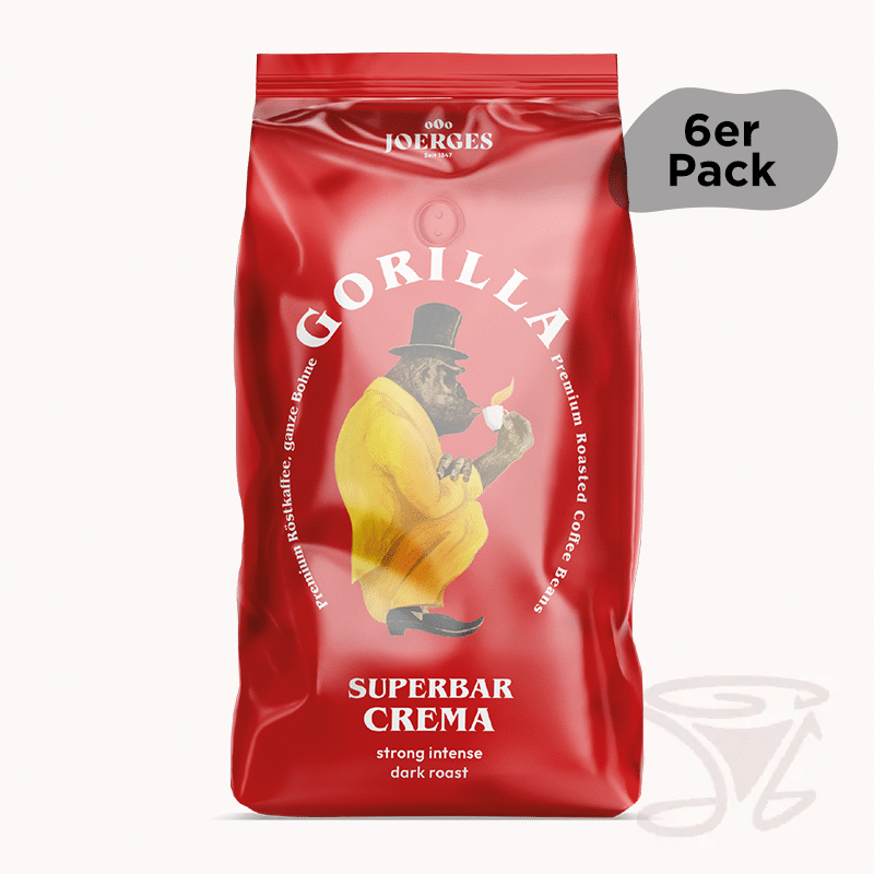 gorilla espresso super bar crema 6kg ganze bohnen vorratsmenge