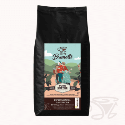 caffè brunetti espresso india canephora 1kg monsoon robusta bohnen