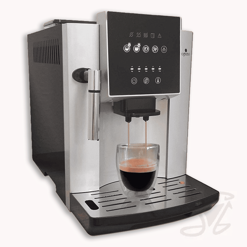 acopino napoli kaffeevollautomat mit milchschaum für privat & gewerbe