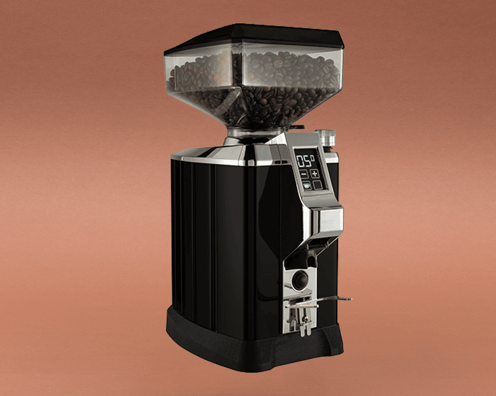 La Cimbali Conik Kaffee Dosier-Mühle Seitenansicht