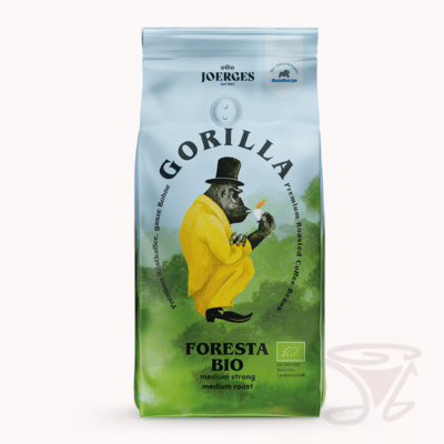 gorilla foresta bio 1kg ganze bohnen 100 % arabica mondberge