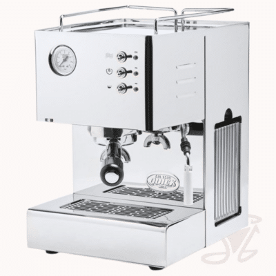 quickmill cassiopea 3004 siebträger mit zwei thermoblocks edelstahl glänzend