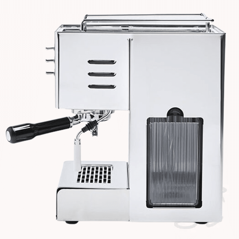 quickmill cassiopea 3004 siebträger mit zwei thermoblocks edelstahl glänzend