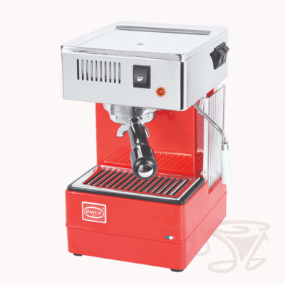 quickmill stretta 0820 siebträger einkreiser mit thermoblock retro style rot