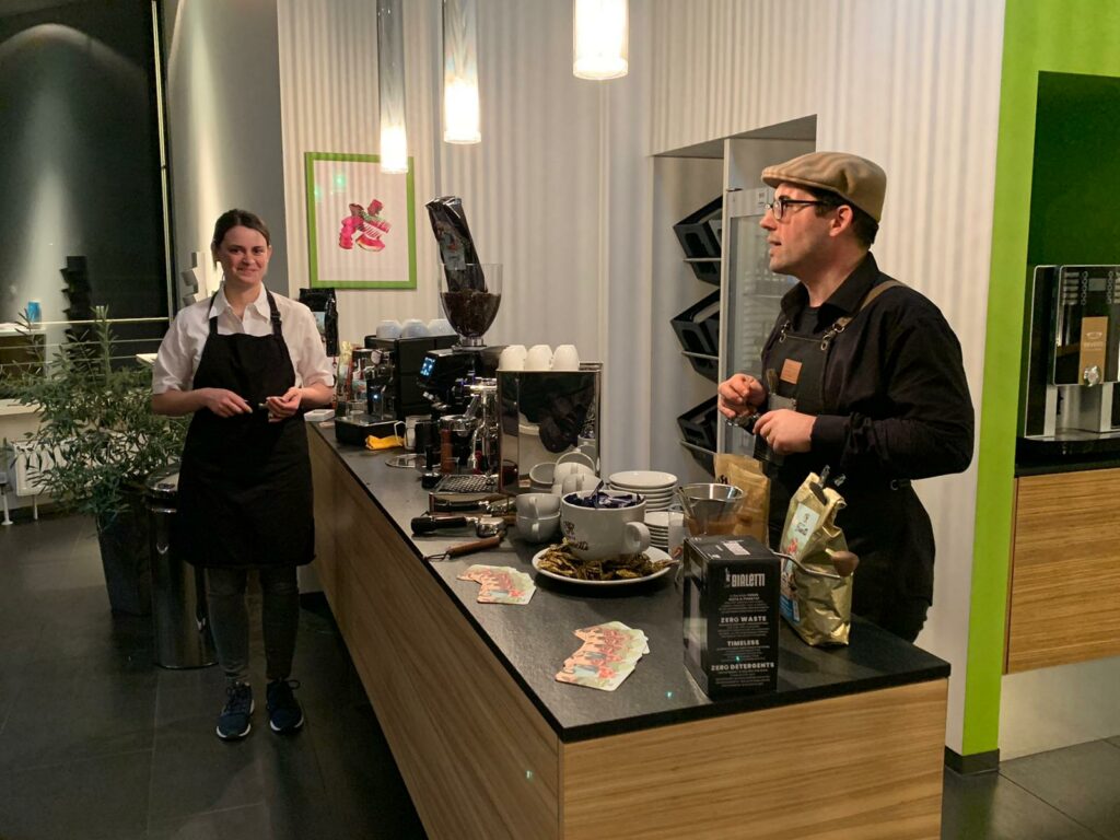Kaffeeberatung und Seminare von Claudio Brunetti und seinem Barista Team aus Nürnberg