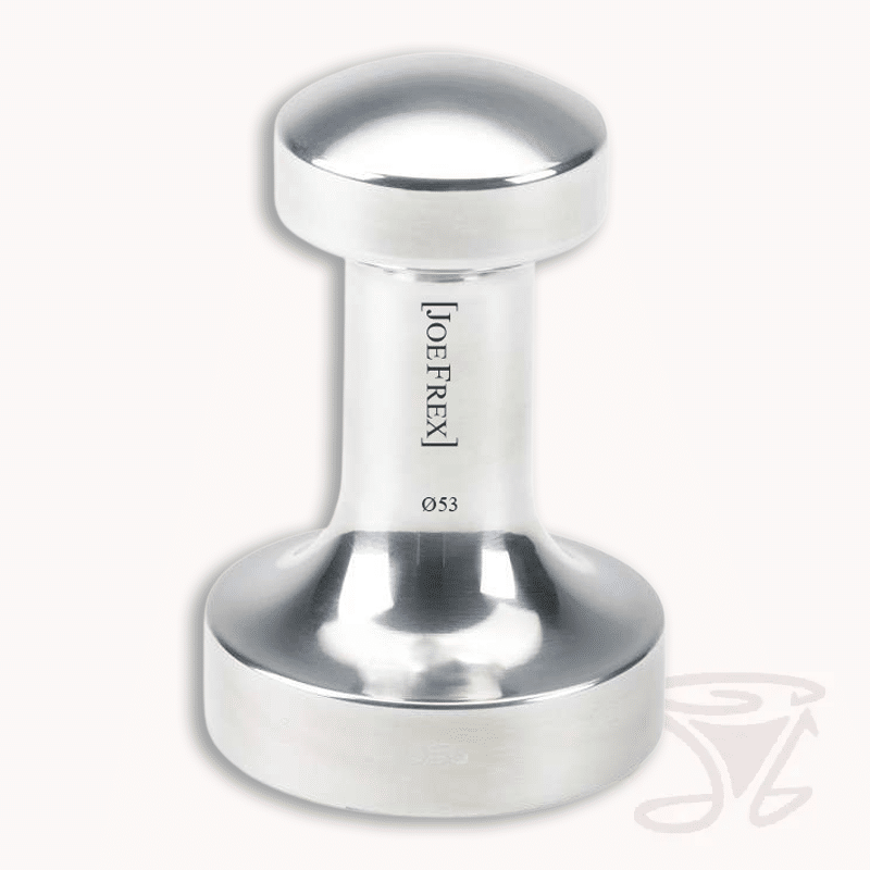 joe frex tamper metall alu 58 mm (z.b. für isomac, la pavoni, quickmill maschinen)