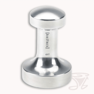 joe frex tamper metall alu 58 mm (z.b. für isomac, la pavoni, quickmill maschinen)