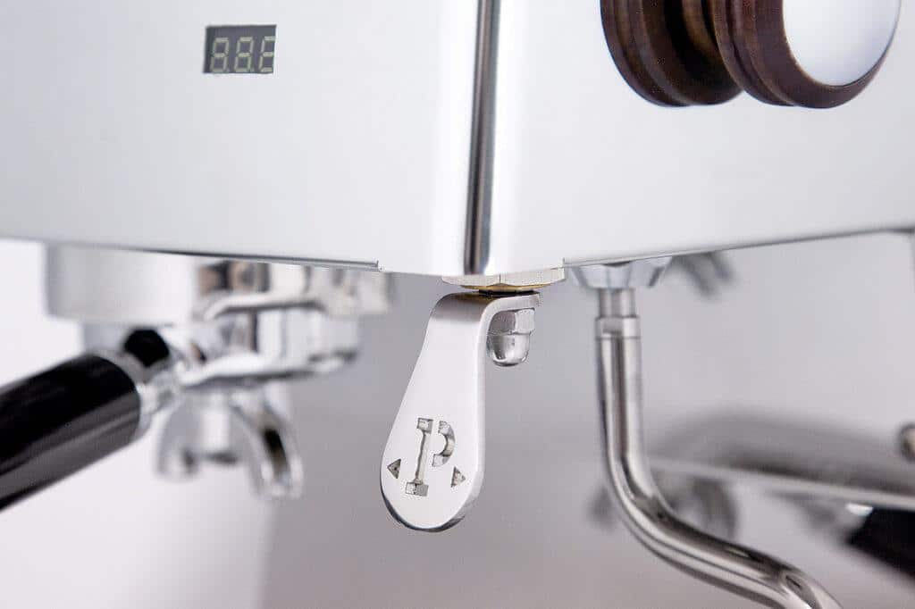 quickmill pop siebträger einkreiser mit thermoblock edelstahl glänzend