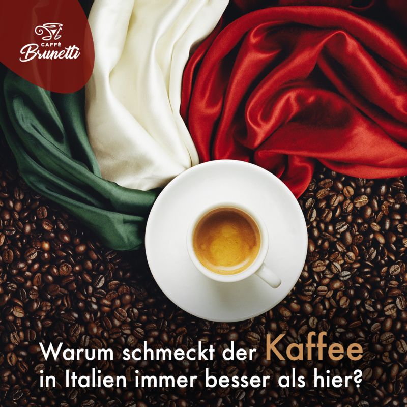 Warum schmeckt der Espresso in Italien immer besser