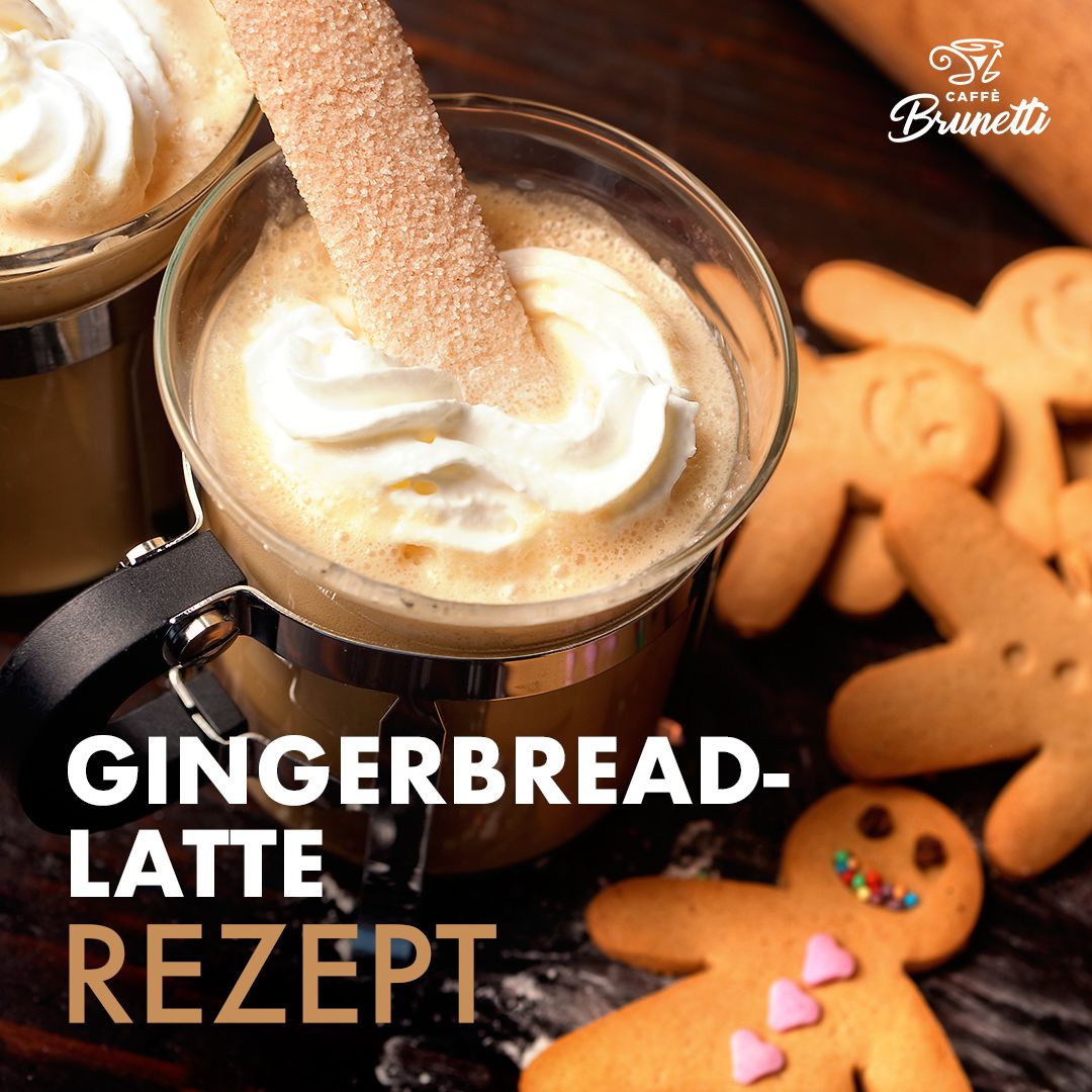 Ginger Bread Latte mit Caffé Brunetti