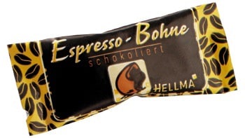 Top hellma schokolierte espressobohnen 380 x 1,1g zartbitter