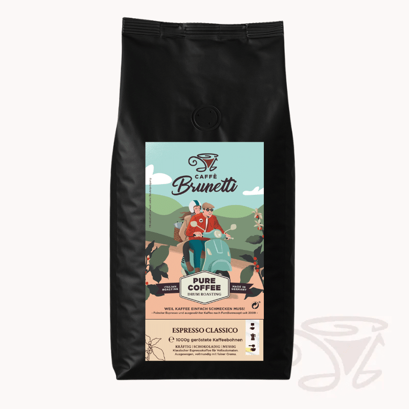caffè brunetti espresso classico 1kg ganze bohnen kaffee
