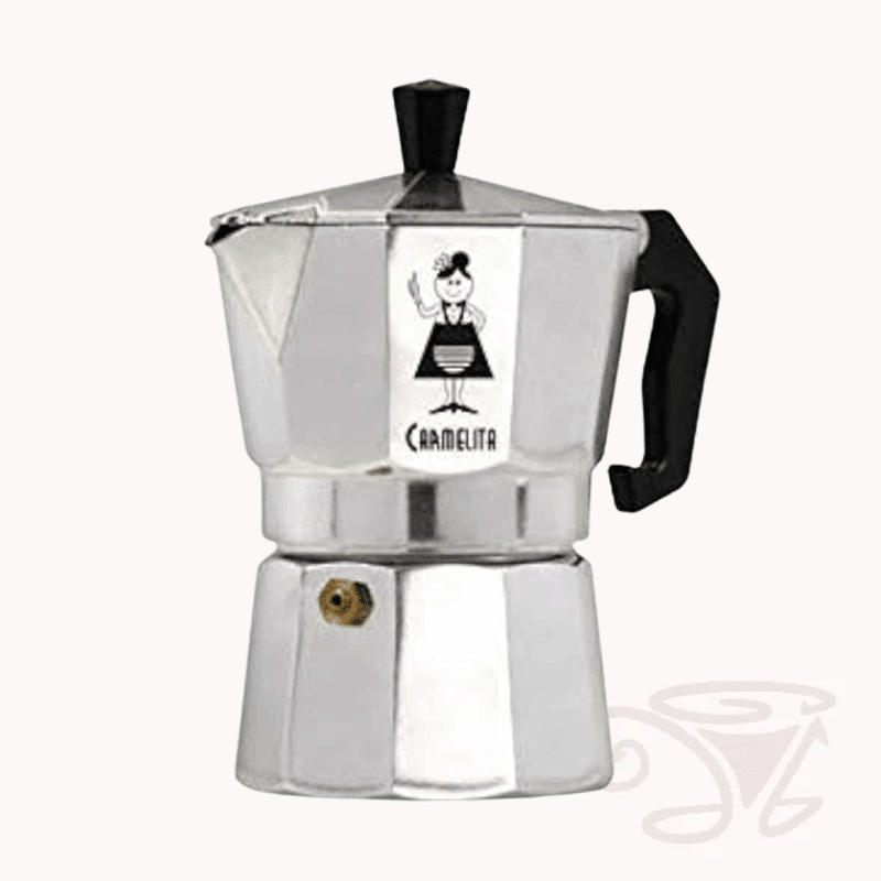 carmelita espressokocher 9 tassen mokka kanne herdkocher made in italy