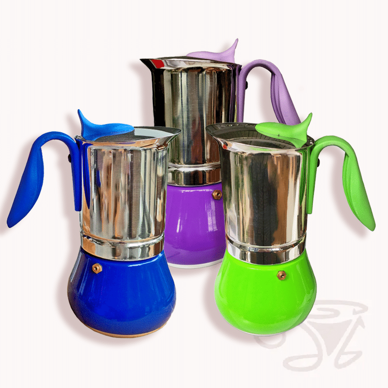 mokanita espressokocher 6 tassen mokkakanne herdkocher