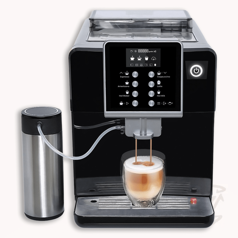 acopino clivia one touch kaffeevollautomat mit milchsystem schwarz
