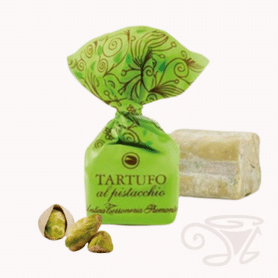 tartufi dolci al pistacchio antica torroneria piemontese schokoladentrüffel 14g