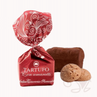 tartufo con amaretti torroneria piemontese schokoladentrüffel 14g