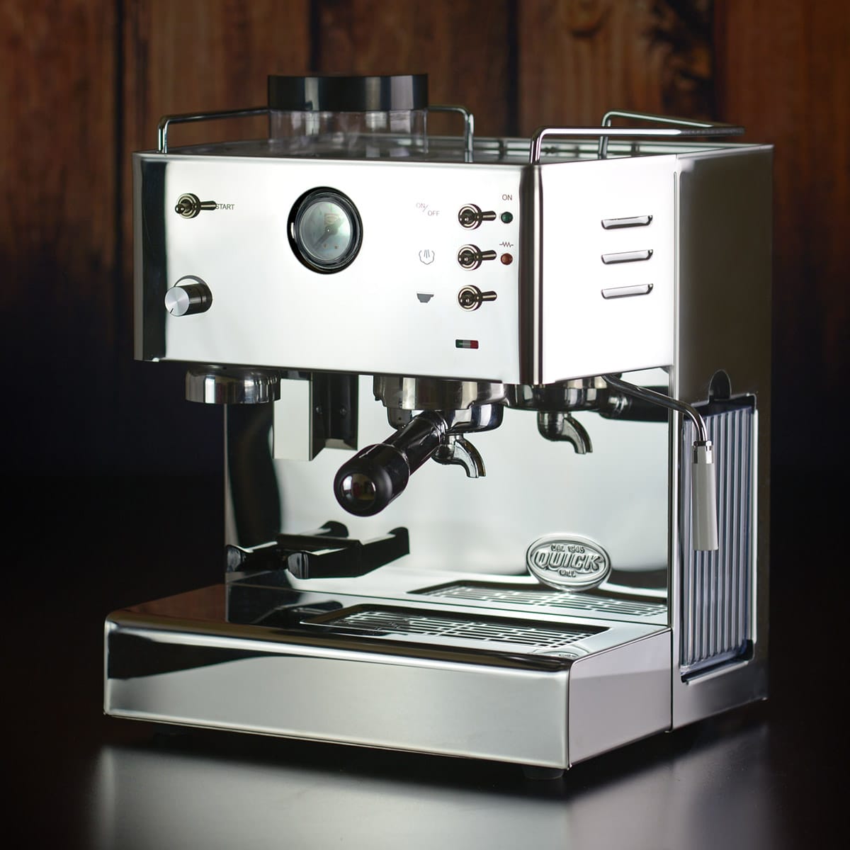 quickmill 3035 pegaso siebträger kombi espressomaschine mit mühle