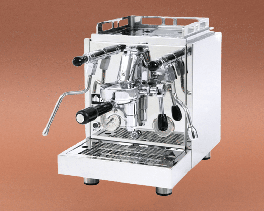 isomac pro 6.1 siebträger espressomaschine zweikreiser rotationspumpe e61