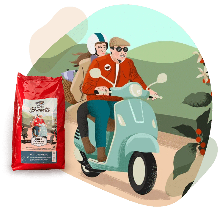 brunetti kaffee illustration