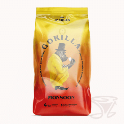 gorilla monsoon 1kg ganze bohnen sortenreiner milder kaffee