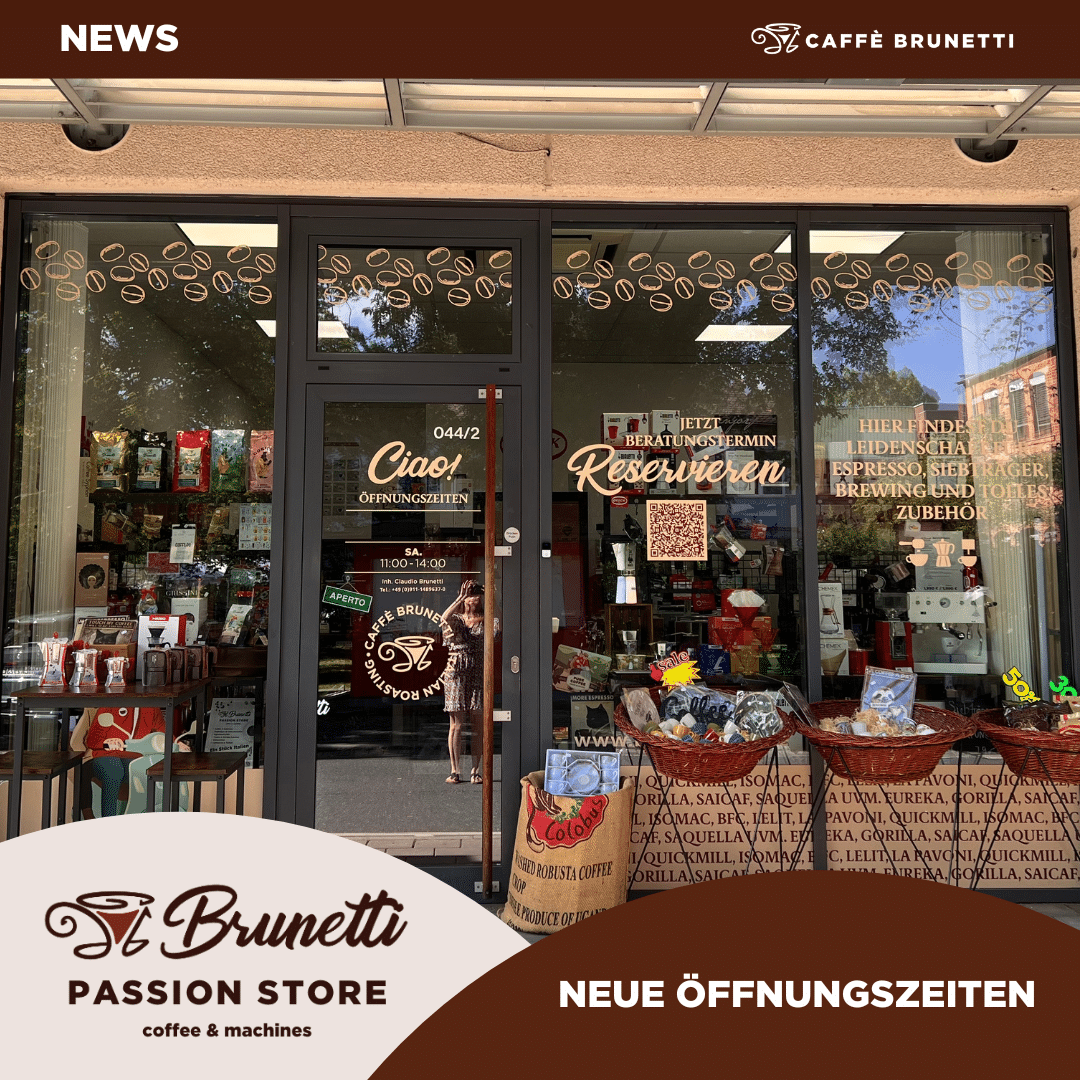 Neue Öffnungszeiten im Brunetti Passion Store