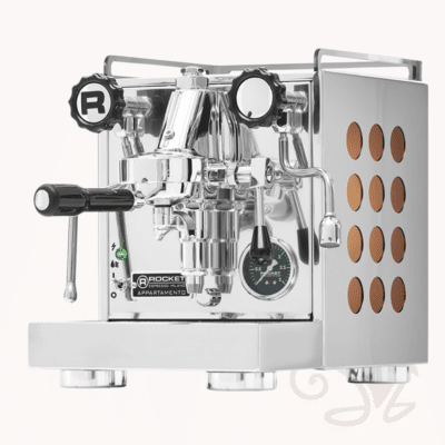rocket appartamento siebträger zweikreiser e61 brühgruppe inox edelstahl kupfer