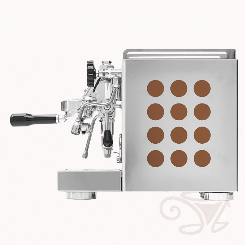 rocket appartamento siebträger zweikreiser e61 brühgruppe inox edelstahl kupfer