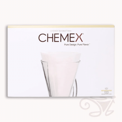 chemex filterpapier für 1 3 tassen, ungefaltet, 100 stück