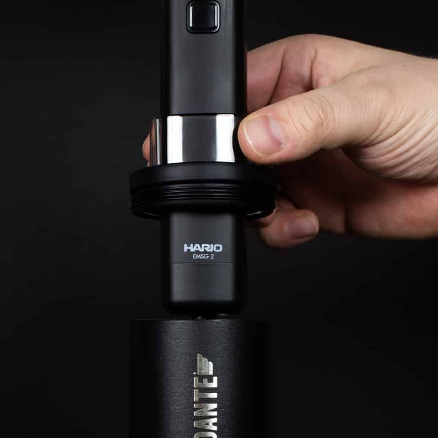 hario electro solo mobile mill stick (elektr.) + comandante adapter