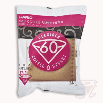 hario v60 papierfilter 01 kaffeefilter (100 stück), natur