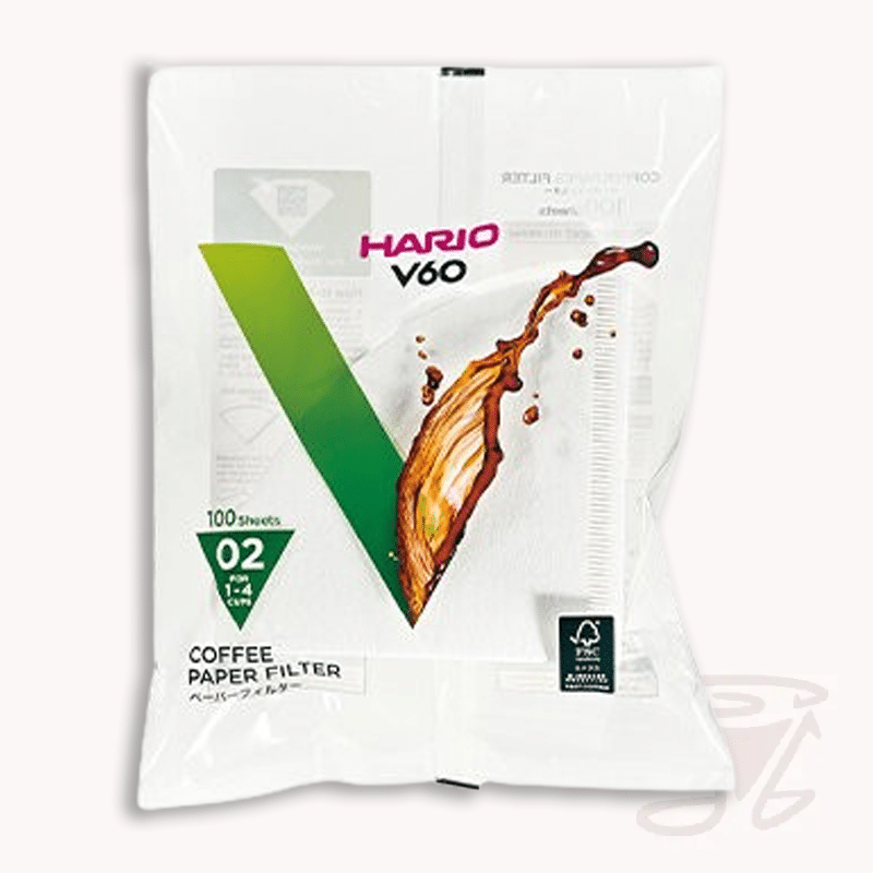 hario v60 papierfilter 02 kaffeefilter (100 stück)