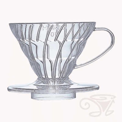 hario v60 dripper clear 01, transparent