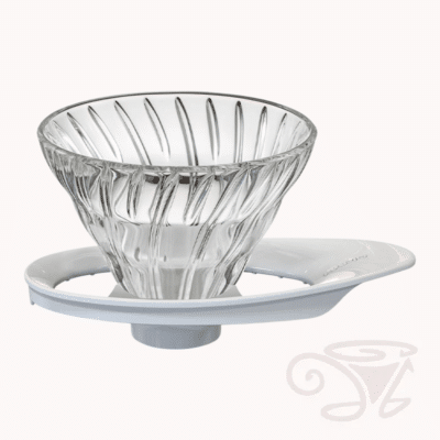 hario v60 dripper glas weiß 01