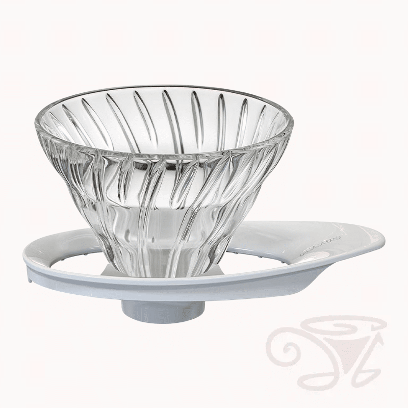 hario v60 dripper glas weiß 01