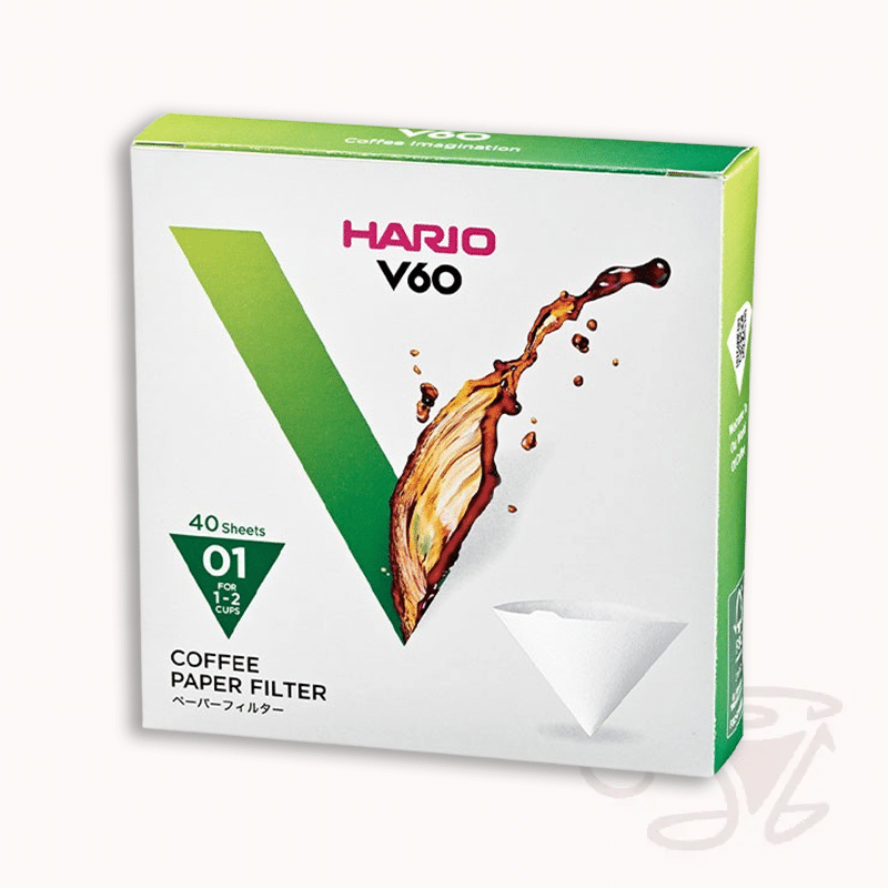 hario v60 papierfilter 01 kaffeefilter (40 stück)