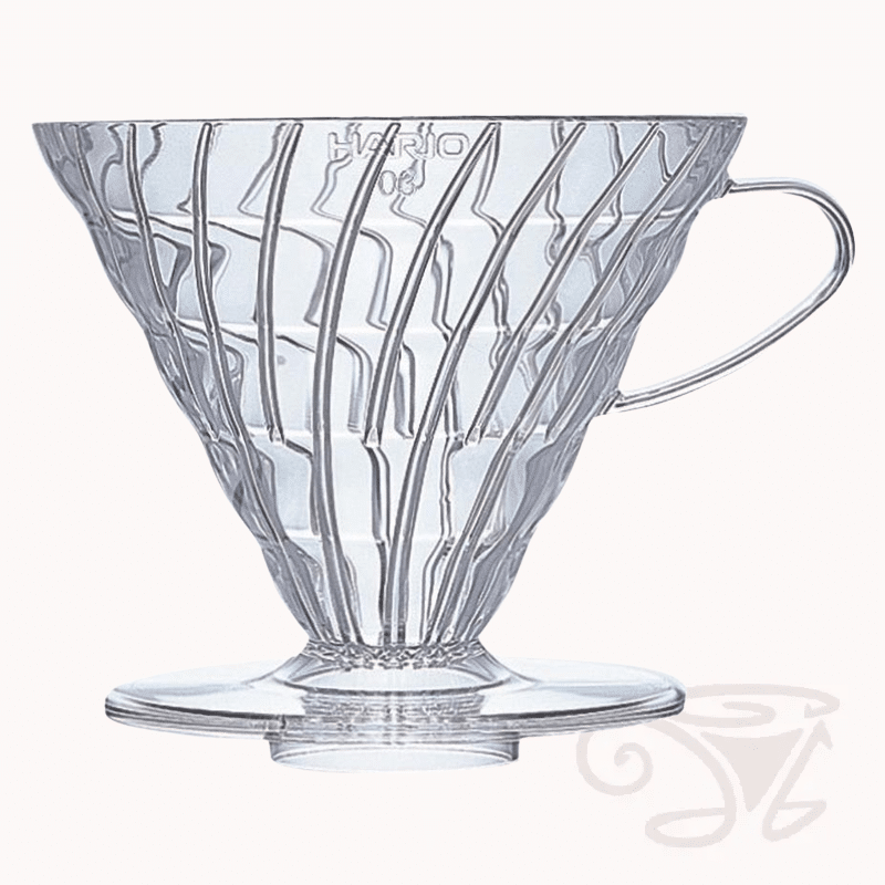 hario v60 dripper clear 03, transparent