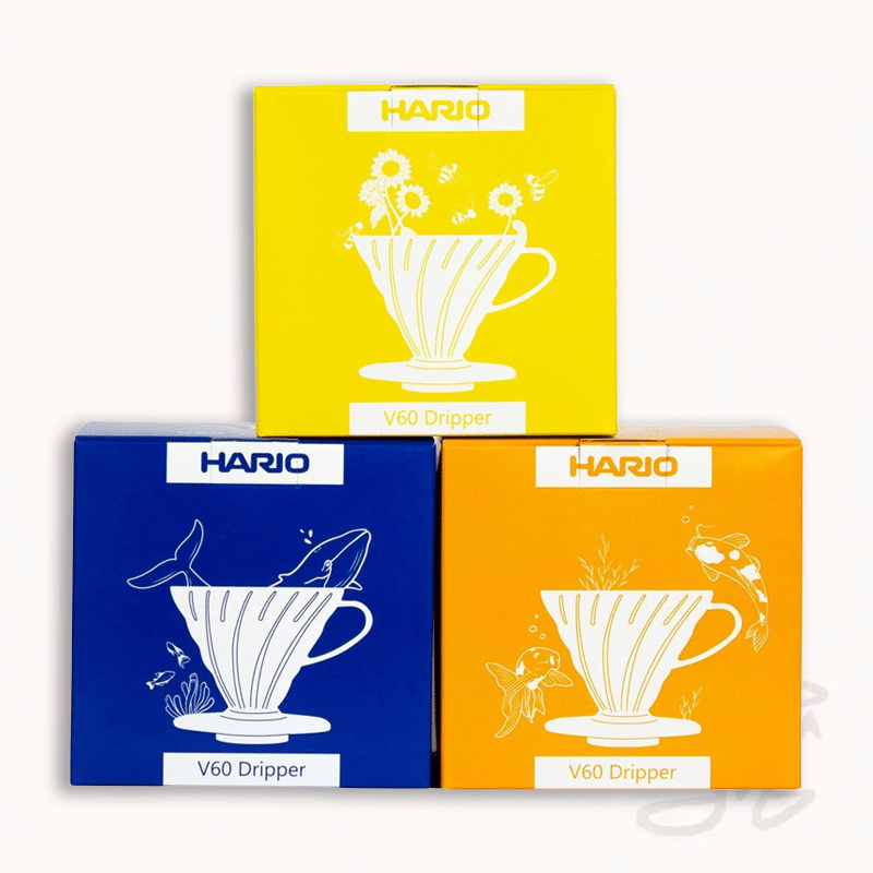 hario v60 dripper candy edition 02 aus kunststoff, versch. farben