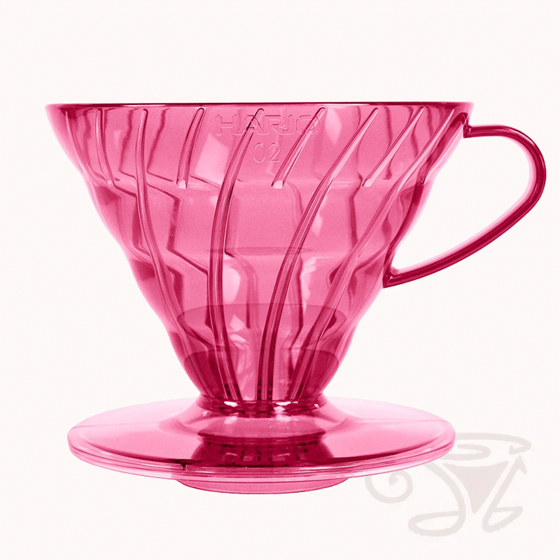 hario v60 dripper candy edition 02 aus kunststoff, versch. farben